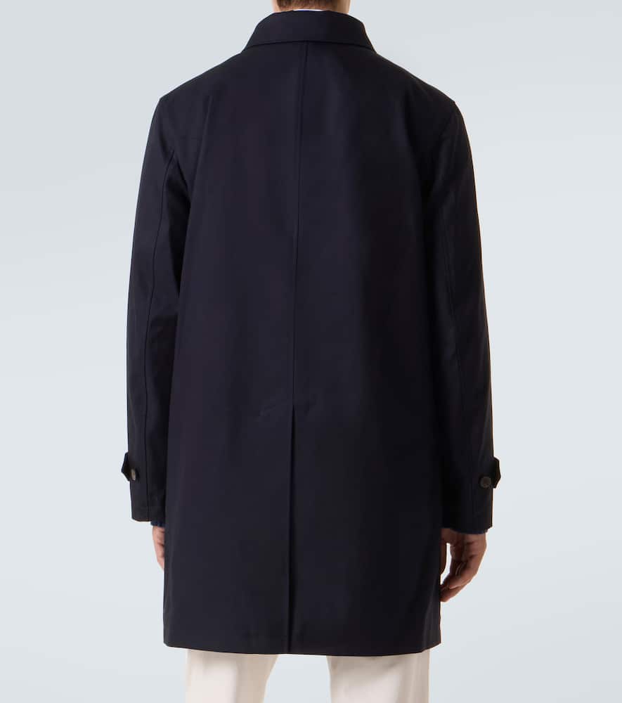Cotton twill car coat