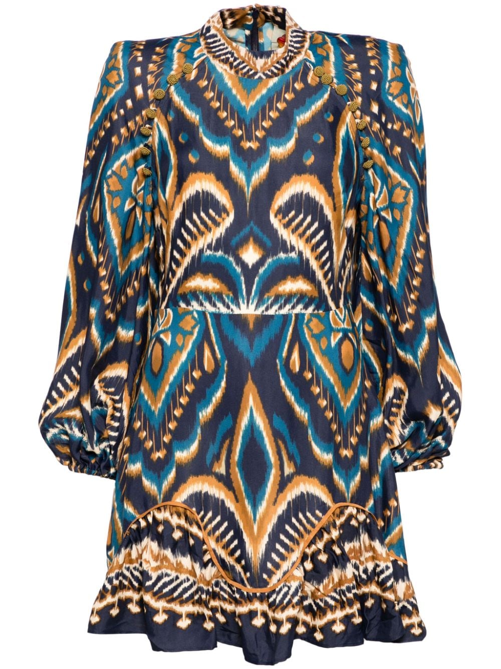 Raglan mini dress - Blue