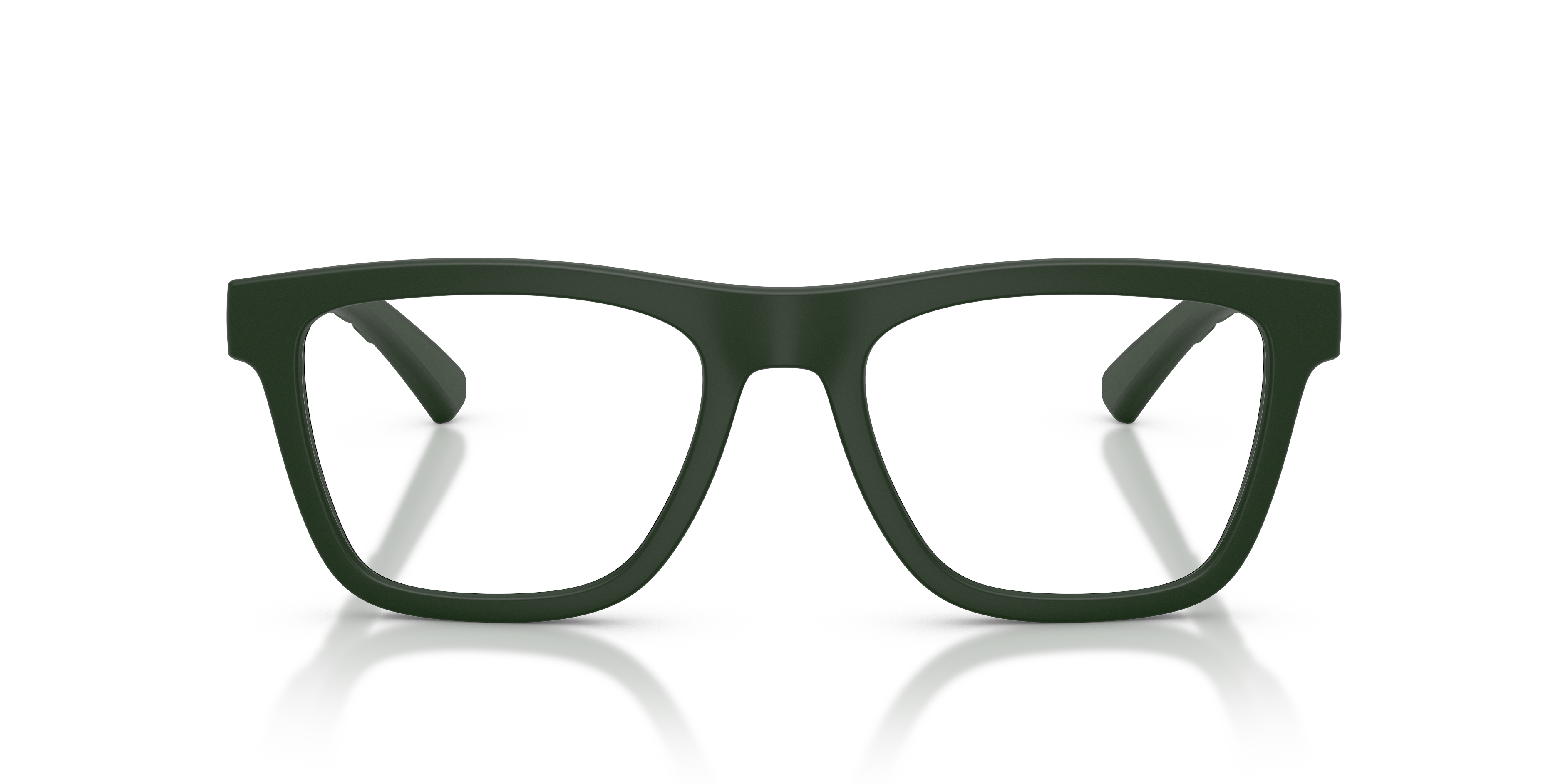 Burberry Man Burberry BE2452U 4232 Optical frames Injected Green Transparent Squared Norma