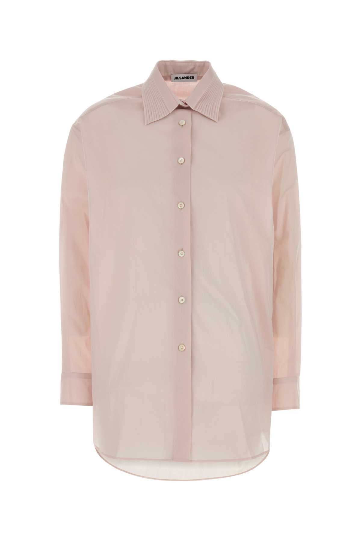 Oversized Muslin Shirt — Pink