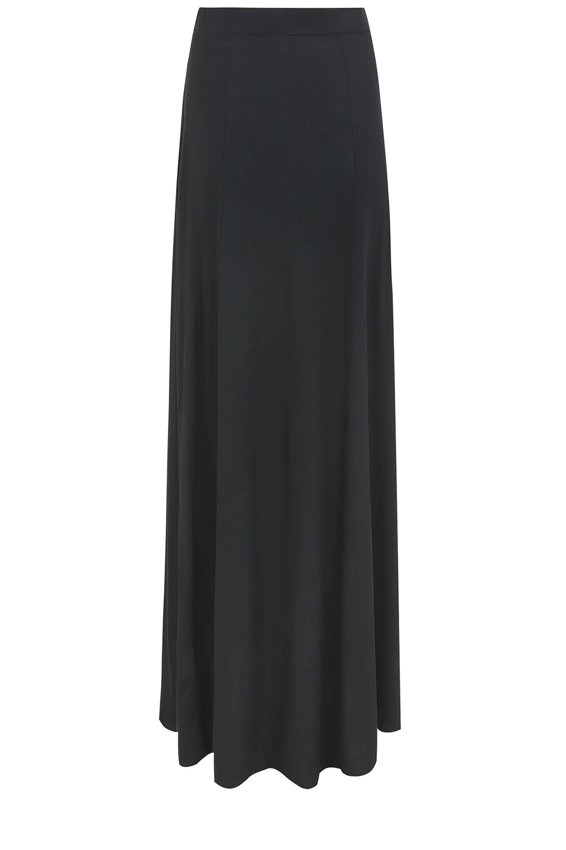 Long Tall Sally Women's Tall Fit & Flare Maxi Skirt in Black