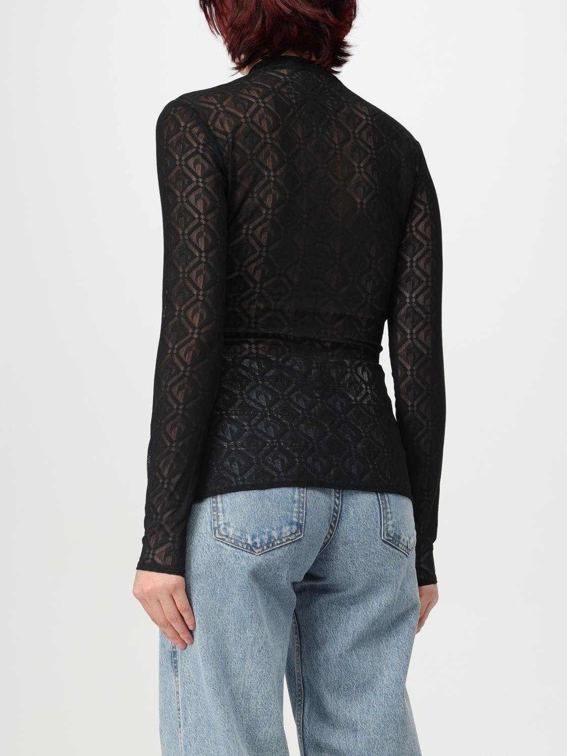 Moon Diamant mesh top - Black