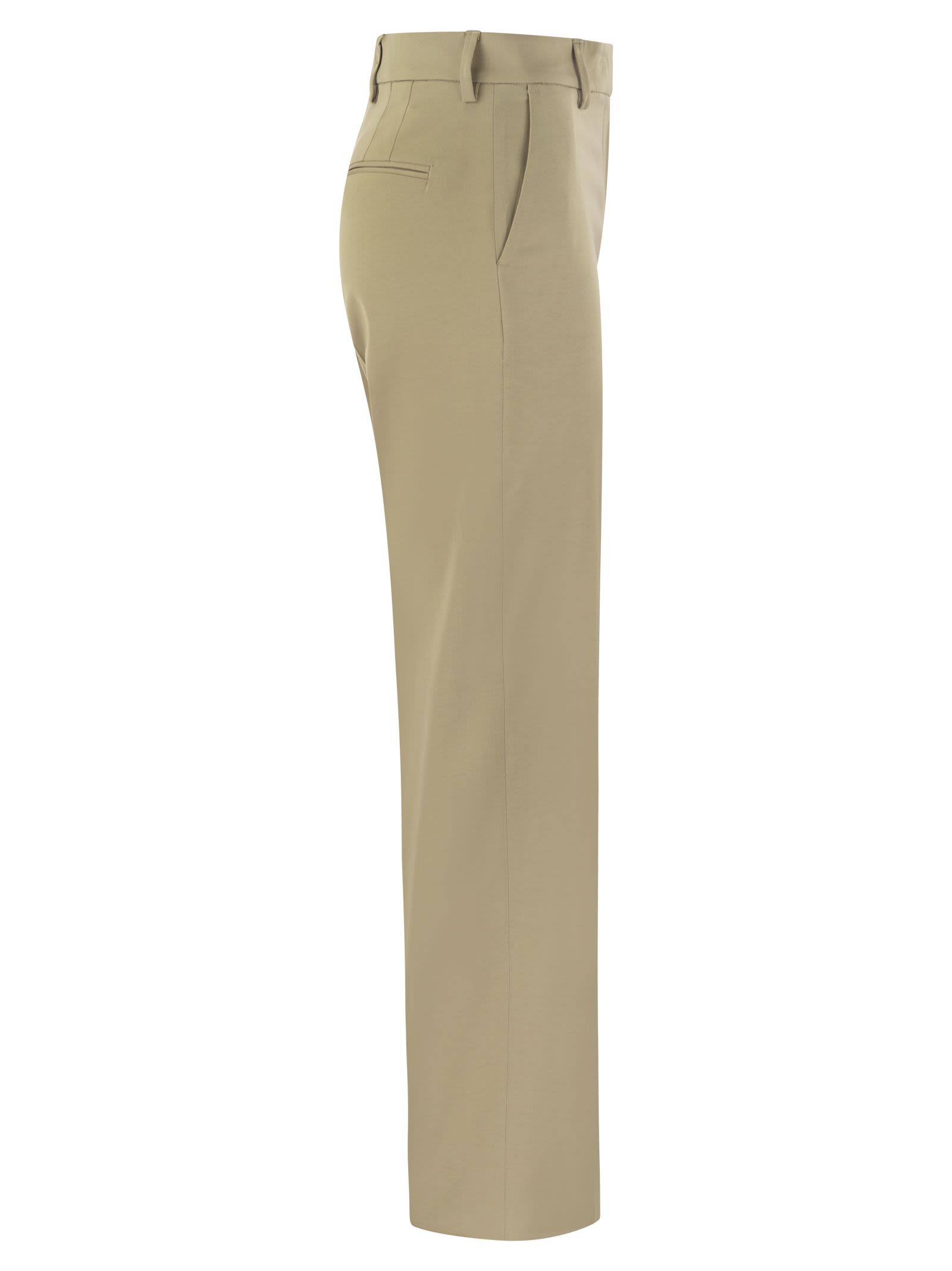 Pt Pantaloni Torino Ambra Stretch Viscose Trouser