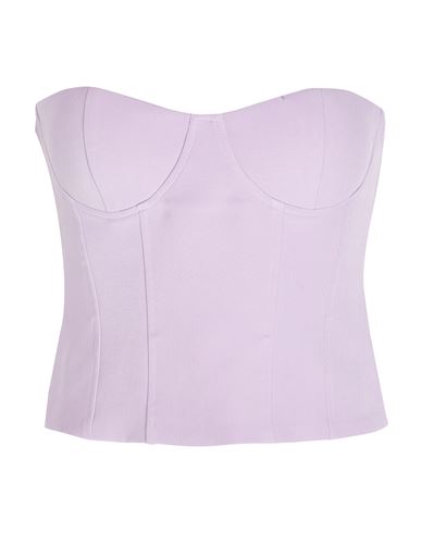 Bustier Corset Top Woman Top Lilac Size 10 Polyester, Elastane