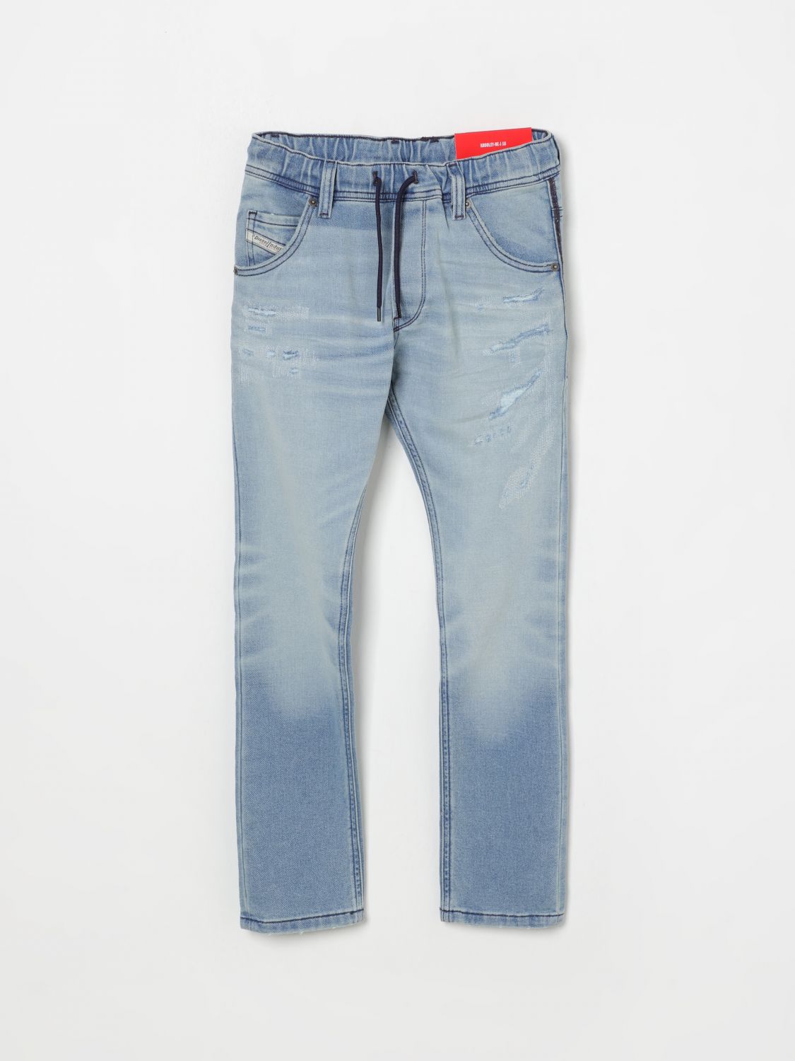 Pants DIESEL Kids color Denim