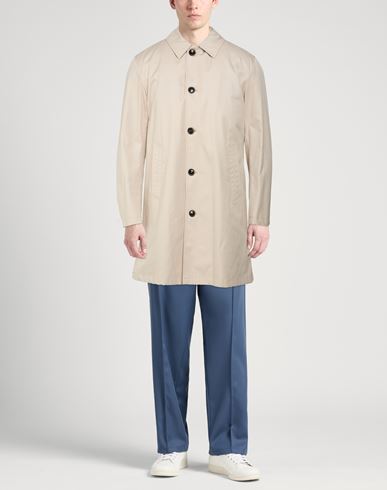 Rain Collection Man Overcoat & Trench Coat Beige Size 36 Cotton