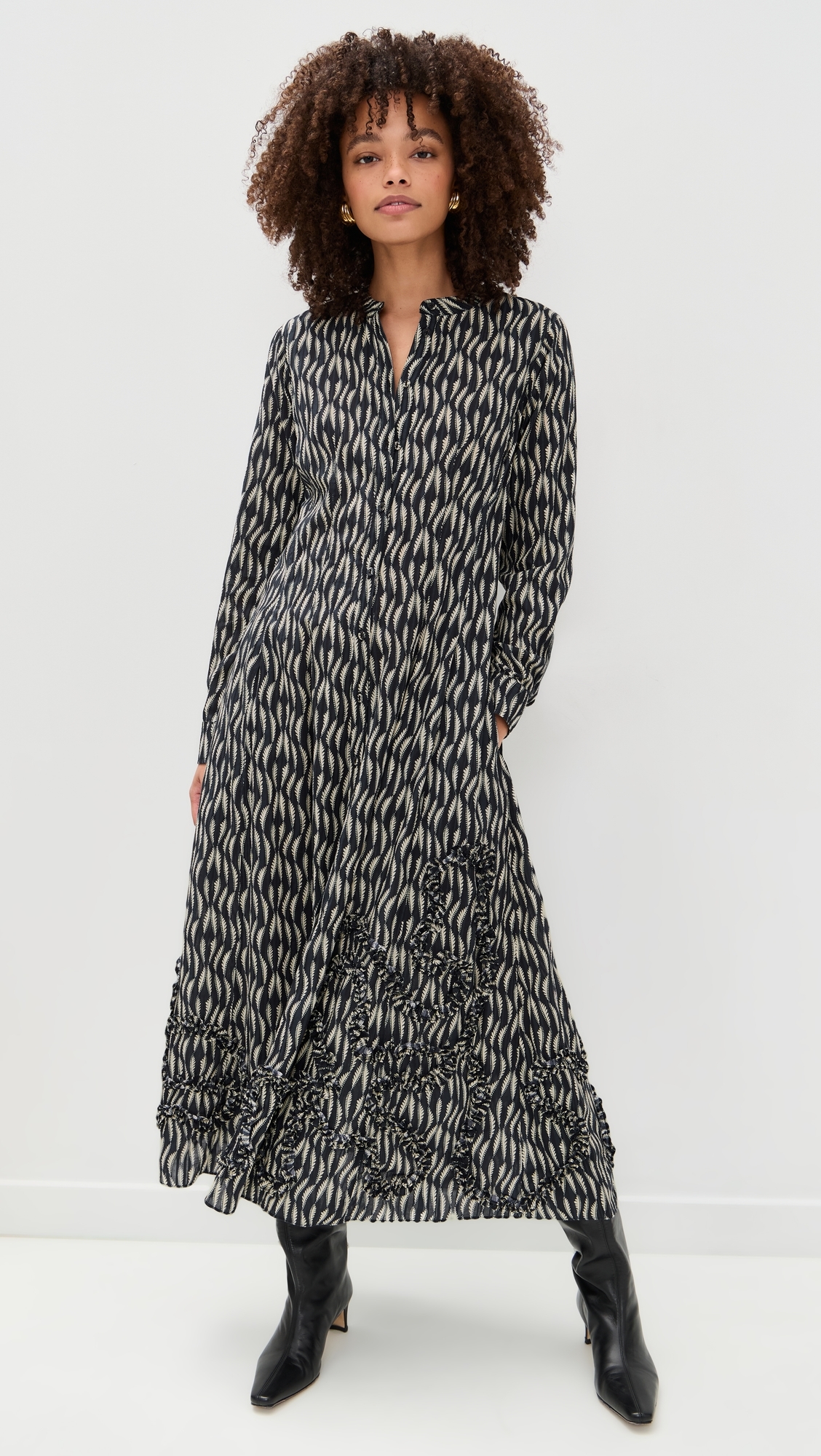 Laurentine Dress Graphite