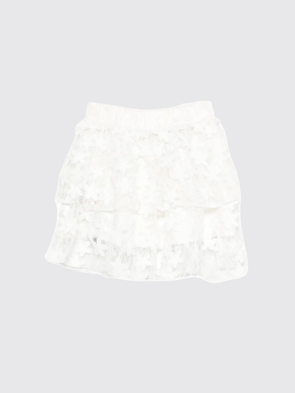 Skirt Kids color White