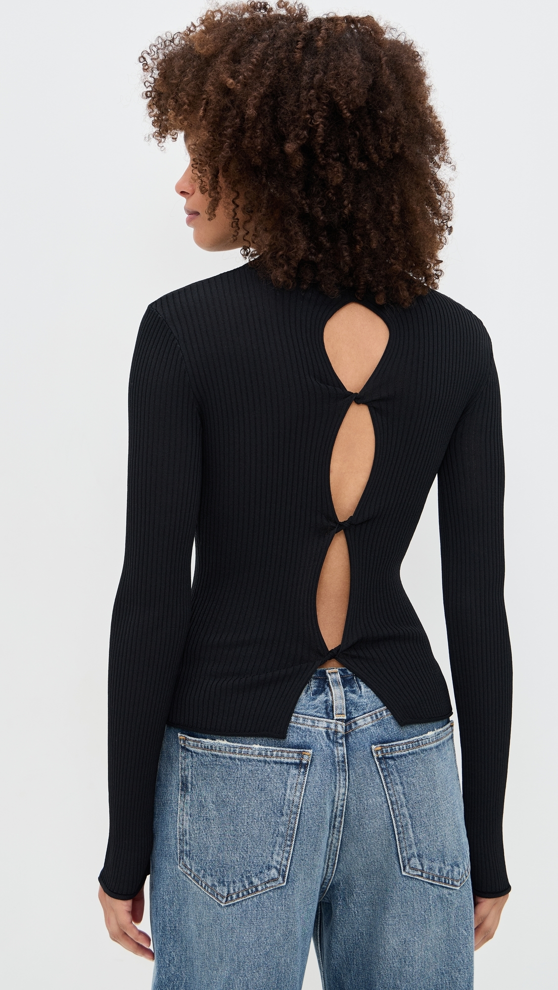 Adele Knit Top Black