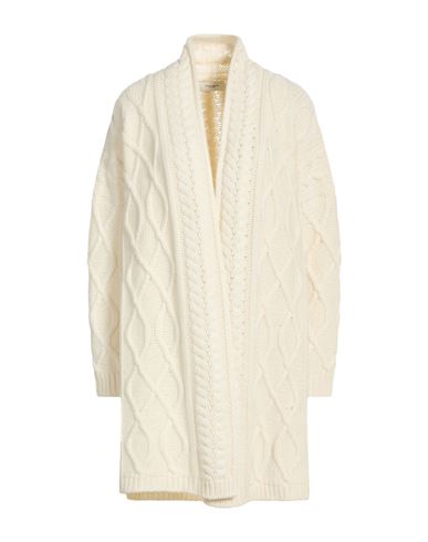Woman Cardigan Ivory Size 4 Wool, Viscose, Polyamide, Cashmere