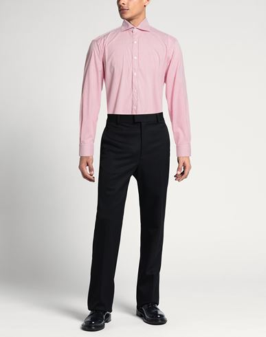 Man Shirt Red Size 17 Cotton, Polyamide, Elastane