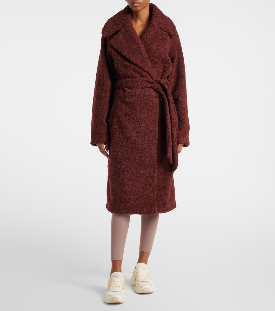 Vermont faux shearling wrap coat