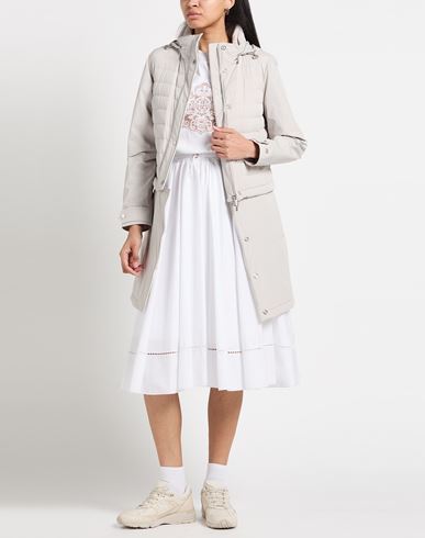 Woman Puffer Light grey Size 4 Polyamide, Polyurethane