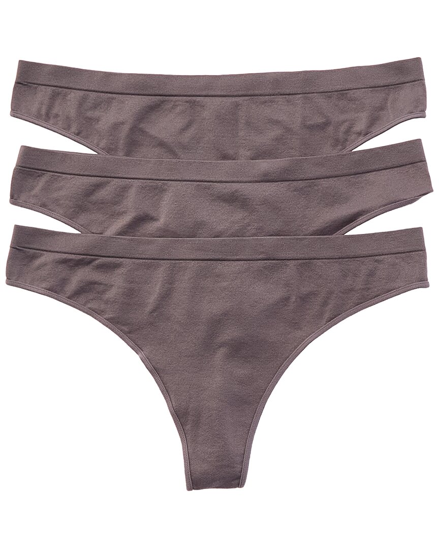 Set Of 3 Comfort Intended Daywear Thong