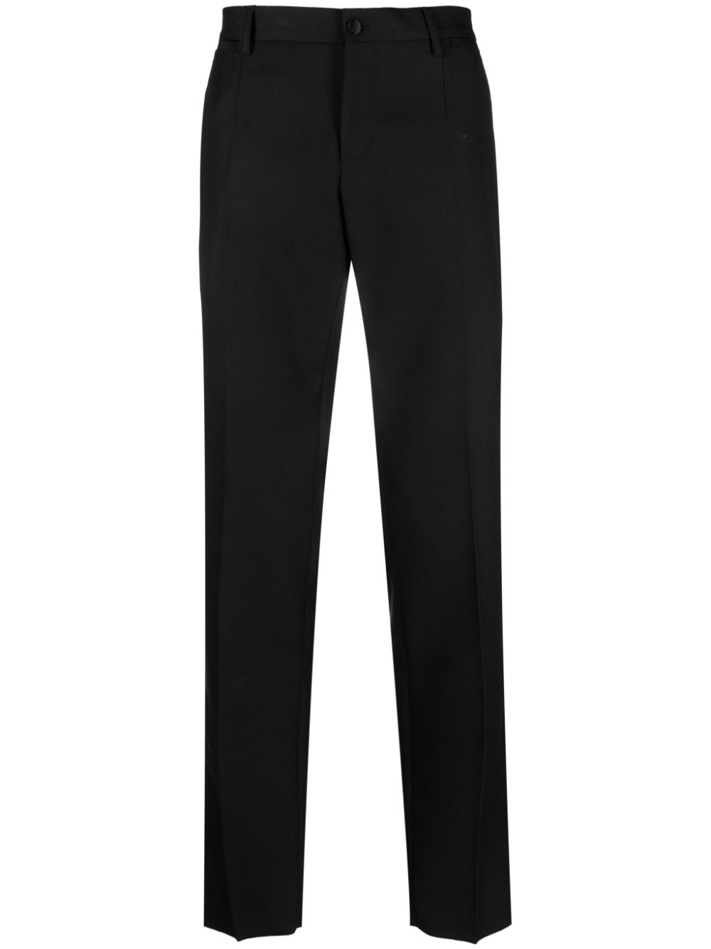 Slim-leg trousers - Black