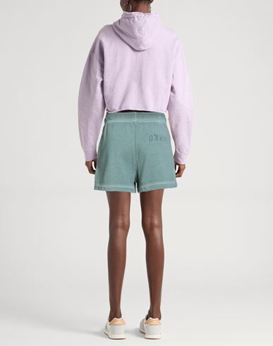 Woman Shorts & Bermuda Shorts Deep teal Size S Cotton