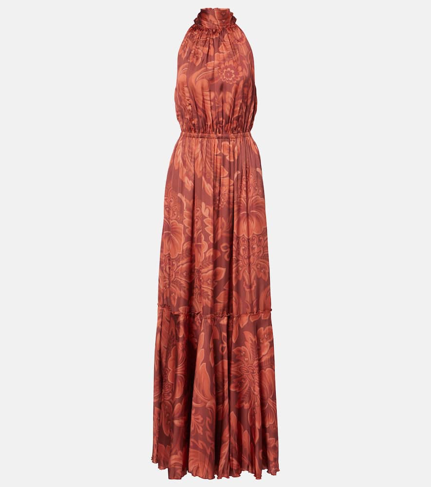 Printed maxi dress