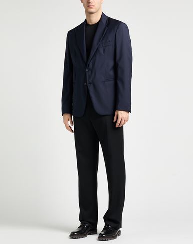 Low Brand Man Blazer Navy Size 7 Wool