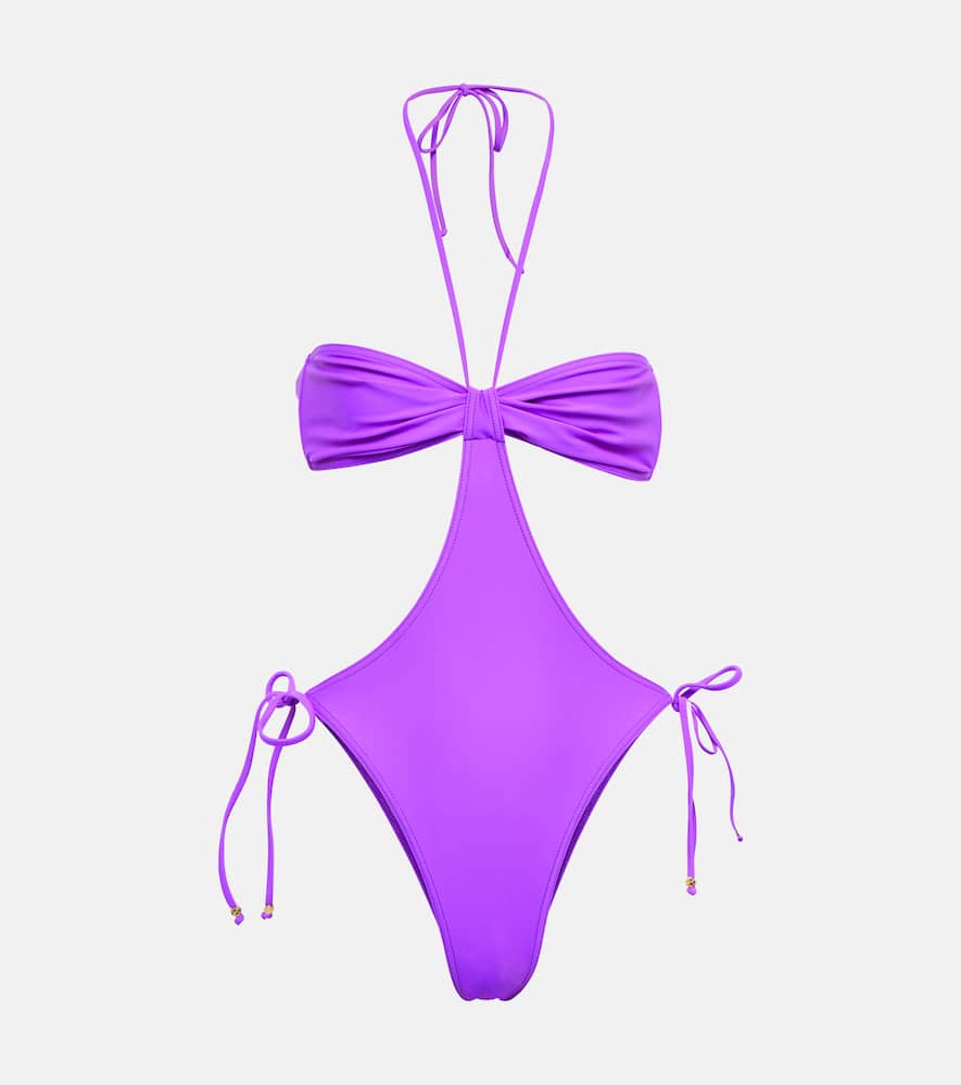 Jade cut-out swimsuit