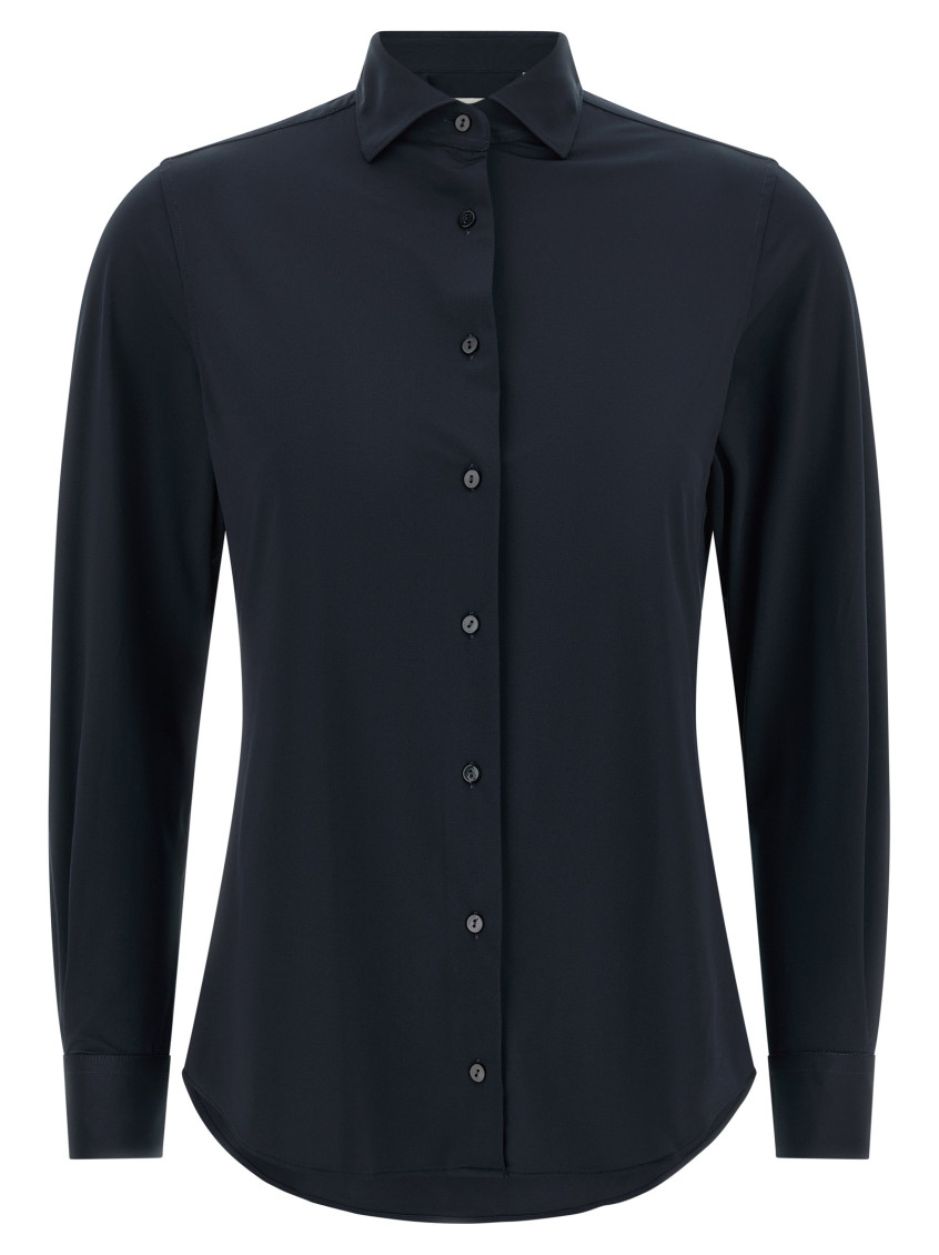 Blue Regular Solid Shirt