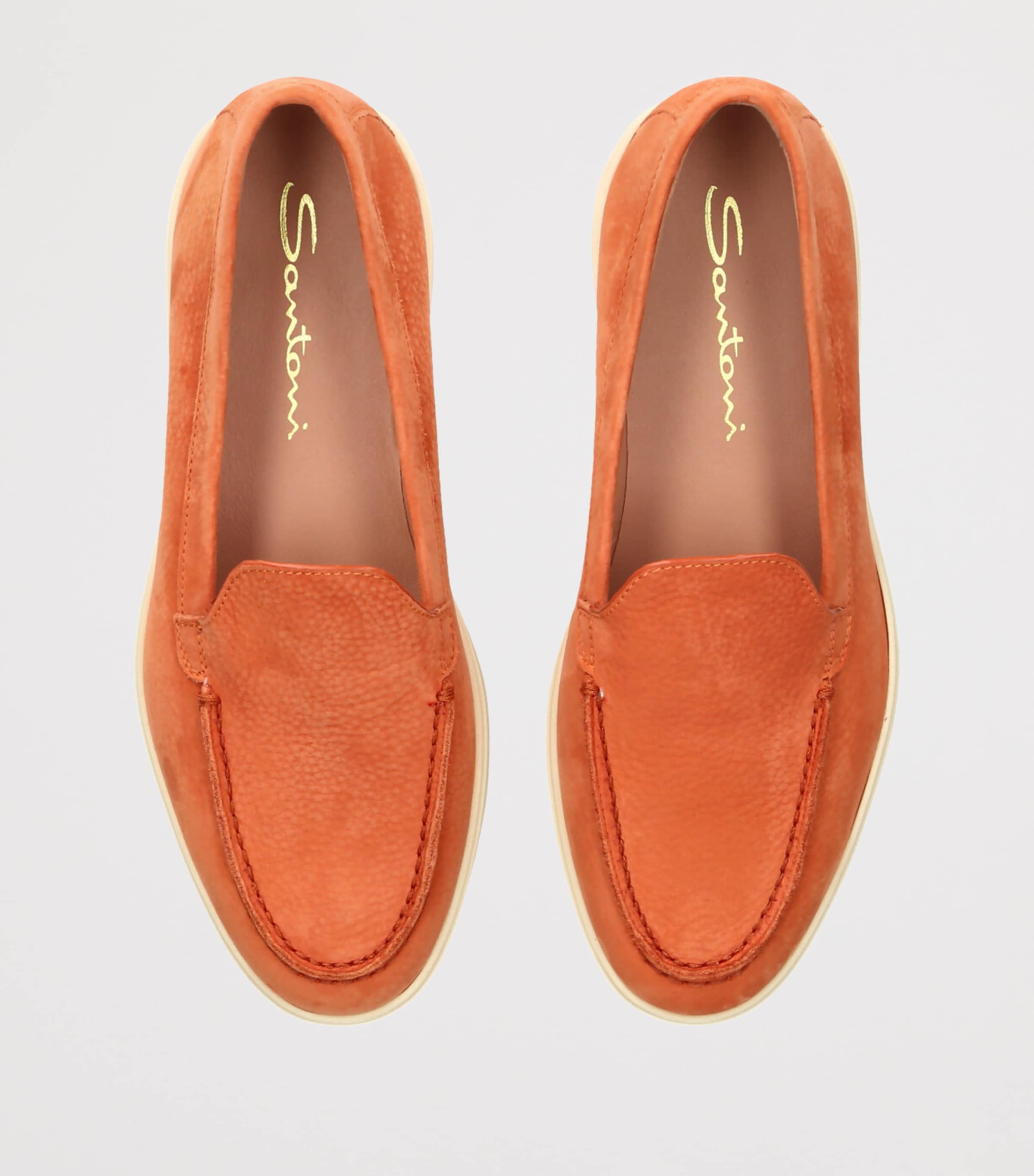 Santoni Suede Loafers