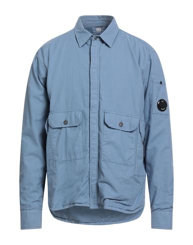 C. p. Company Man Shirt Light blue Size L Cotton