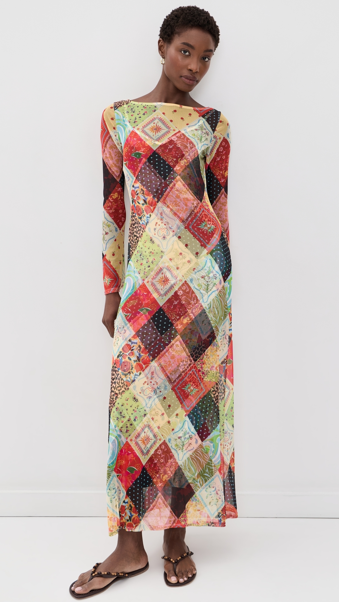 Aria Mesh Dress Multi