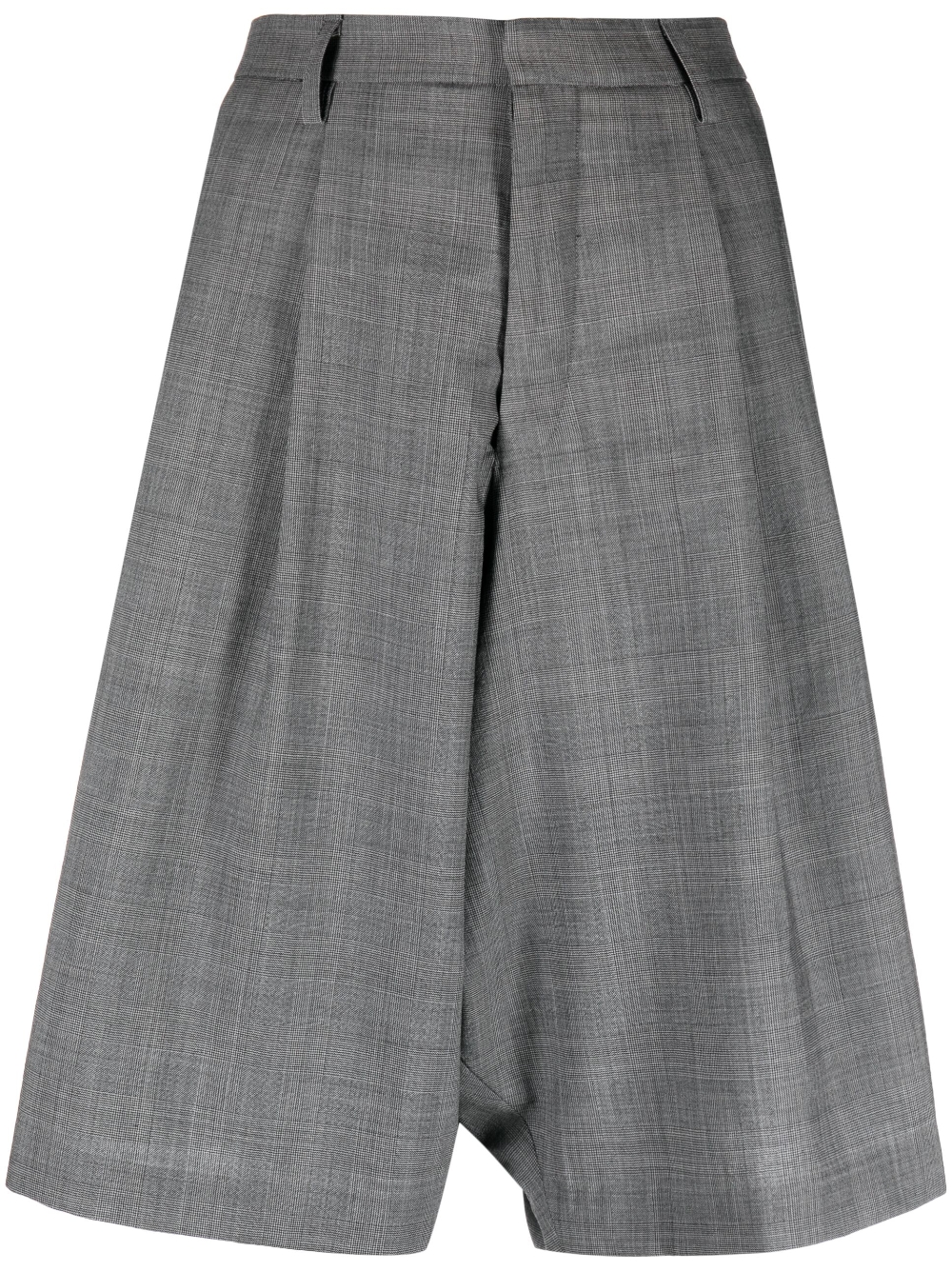 Tailored knee-length shorts - Grey