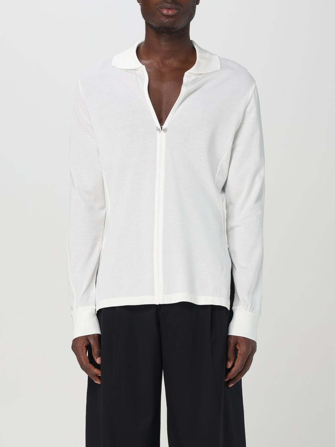 Pierced polo shirt - Black
