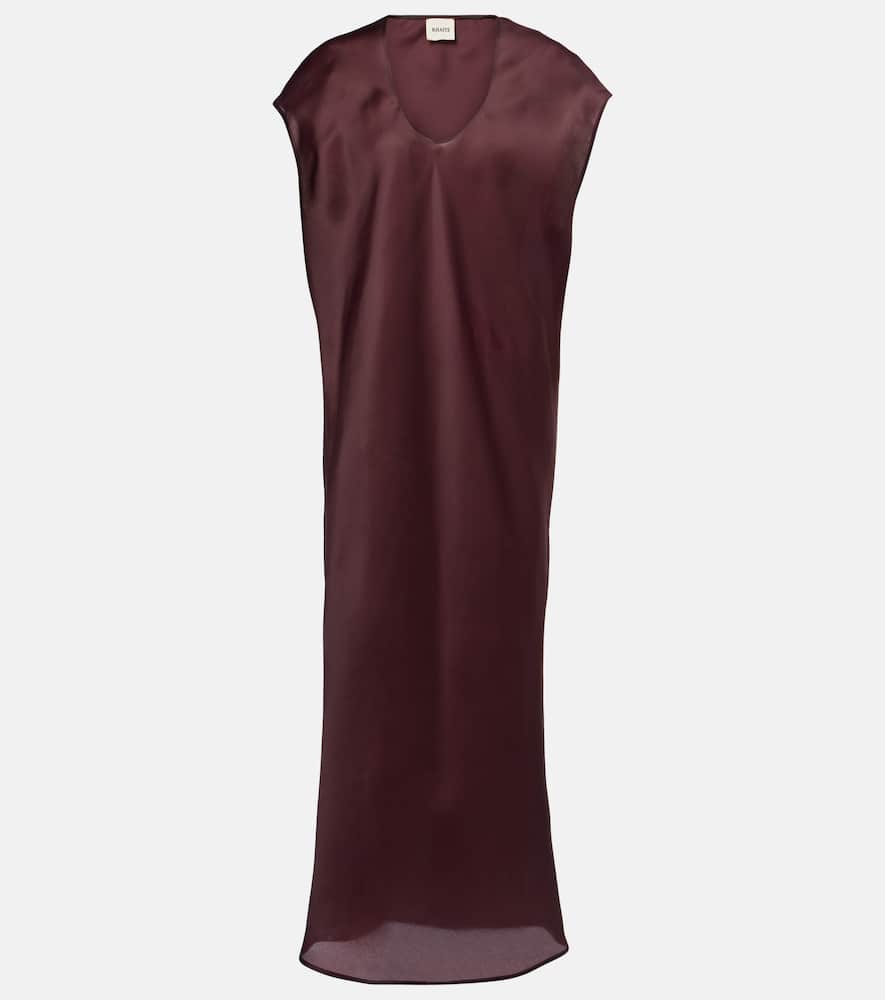 Darby silk maxi dress