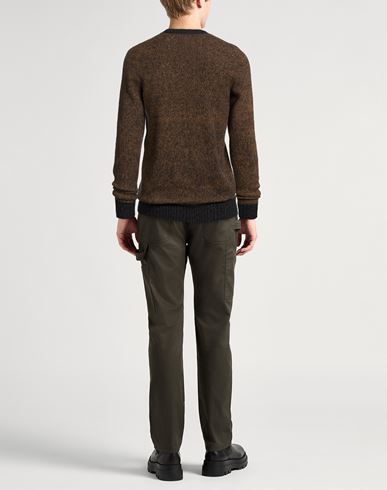 Man Sweater Brown Size 44 Lambswool