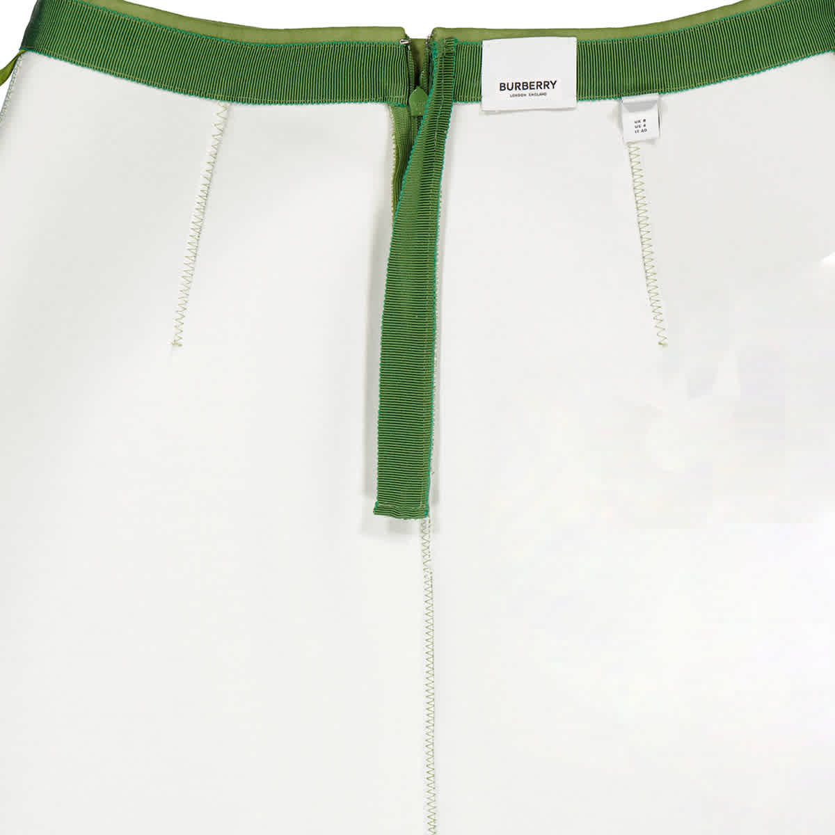 Cedar Green Double-faceed Neoprene A-line Skirt