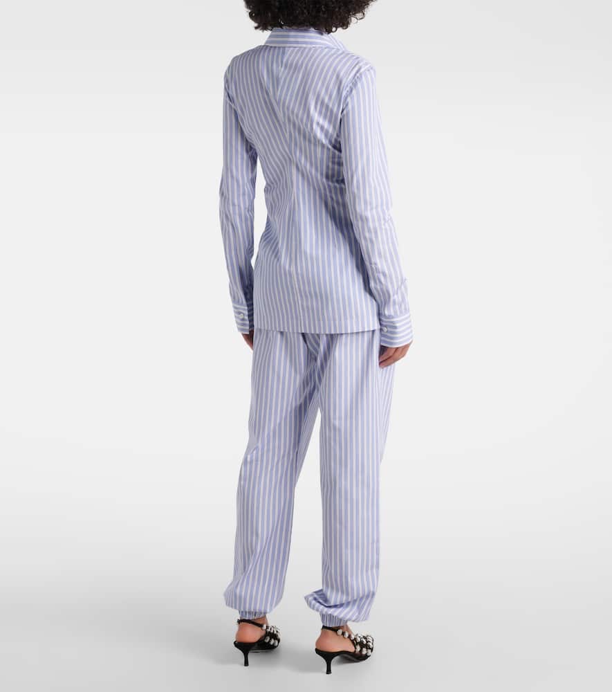 The Attico Striped cotton shirt