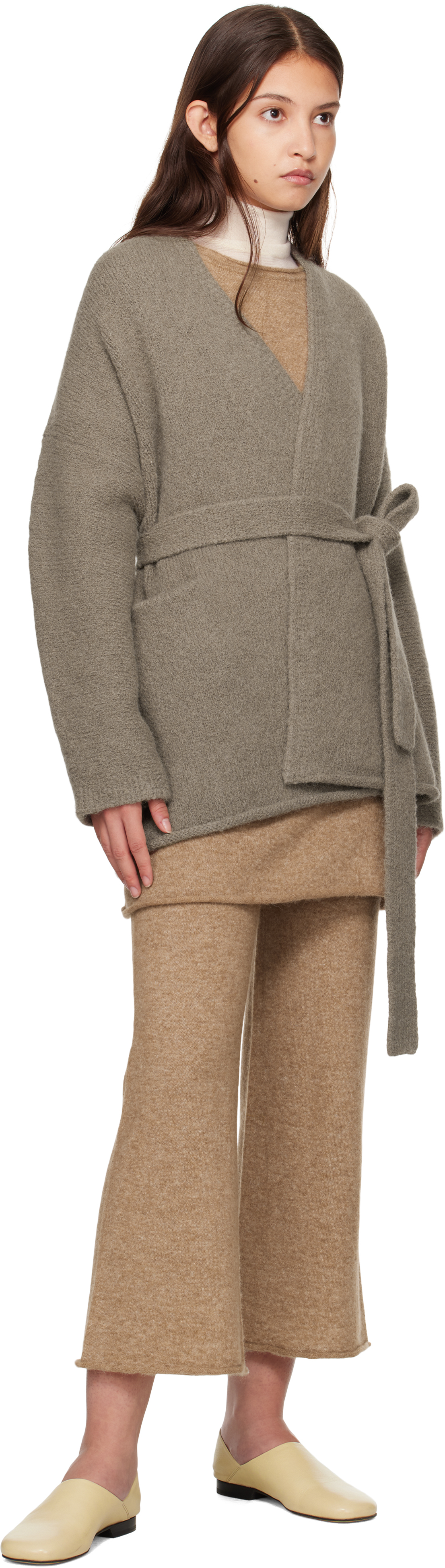 Lauren Manoogian Gray Coto Cardigan