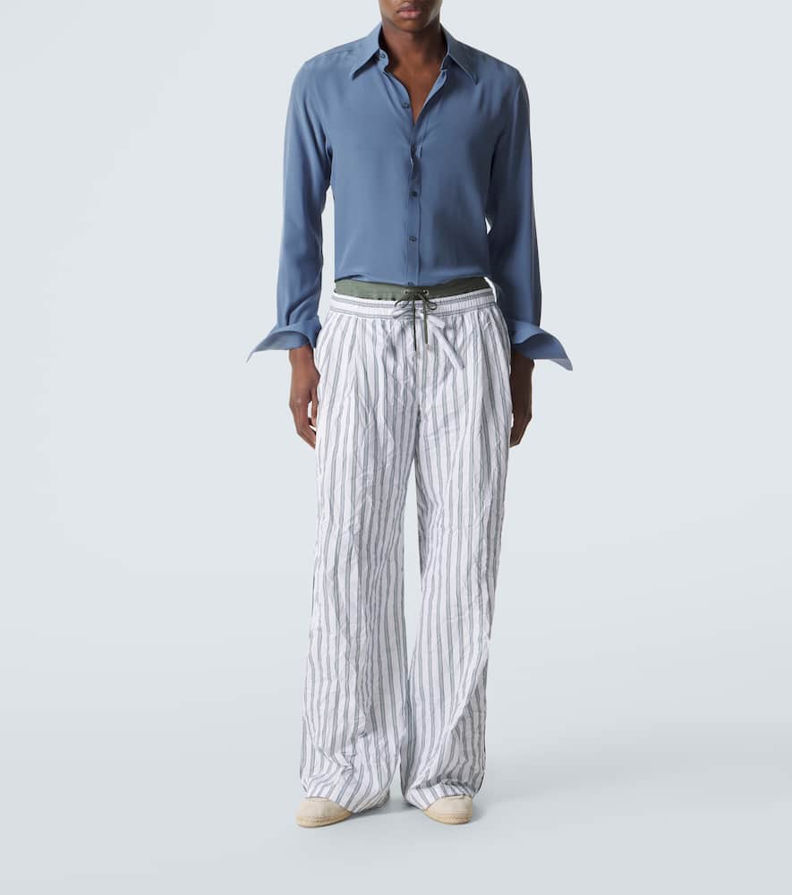 Silk crêpe shirt