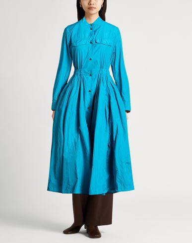 Globe Woman Overcoat & Trench Coat Azure Size 2 Polyester