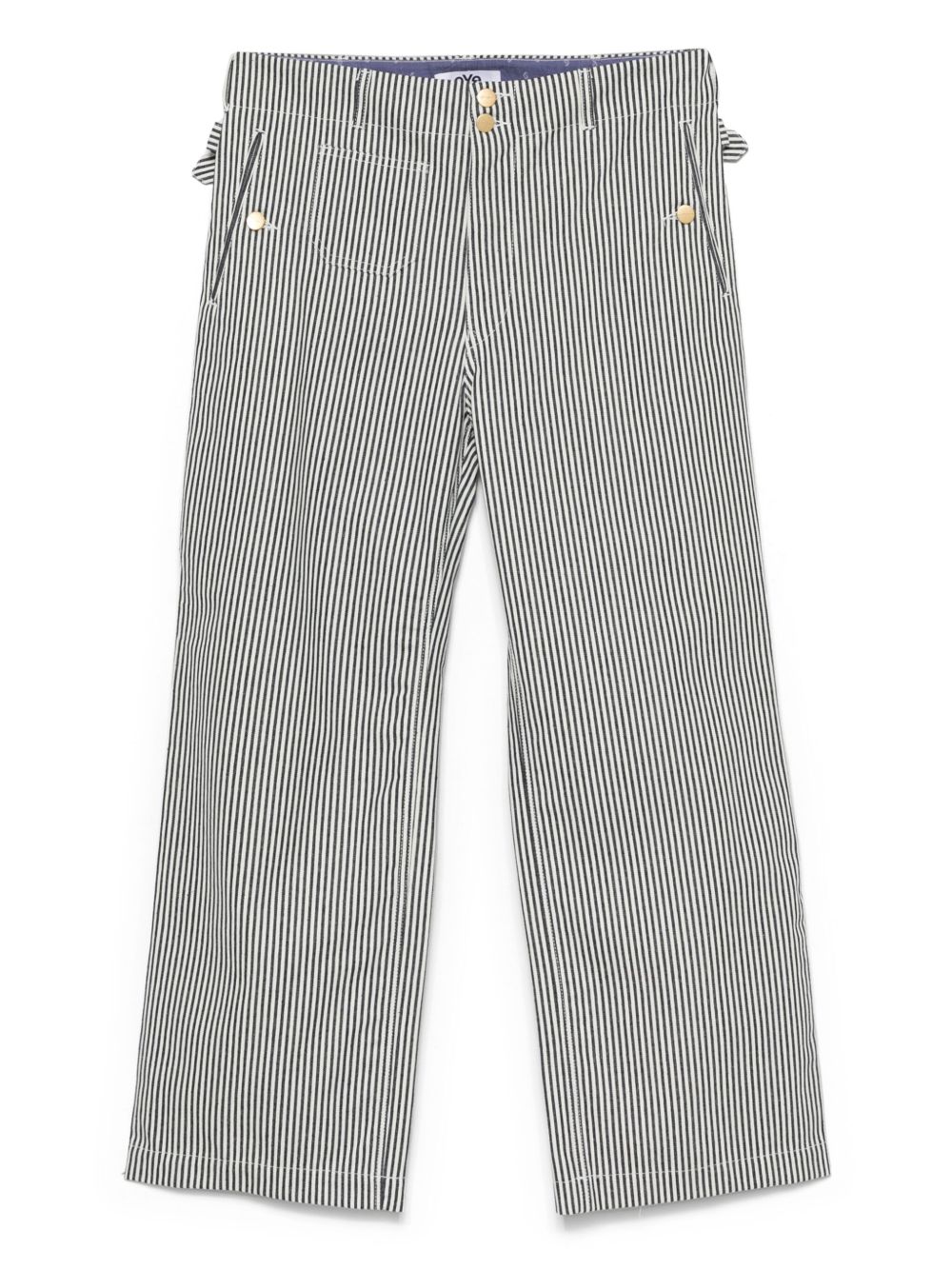 Junya Watanabe MAN striped trousers - White