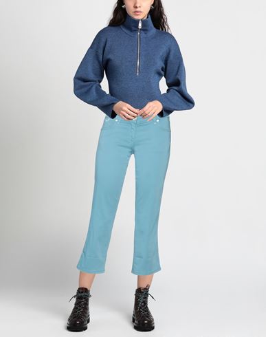 Jacob Cohёn Woman Pants Pastel blue Size 24 Cotton, Elastane