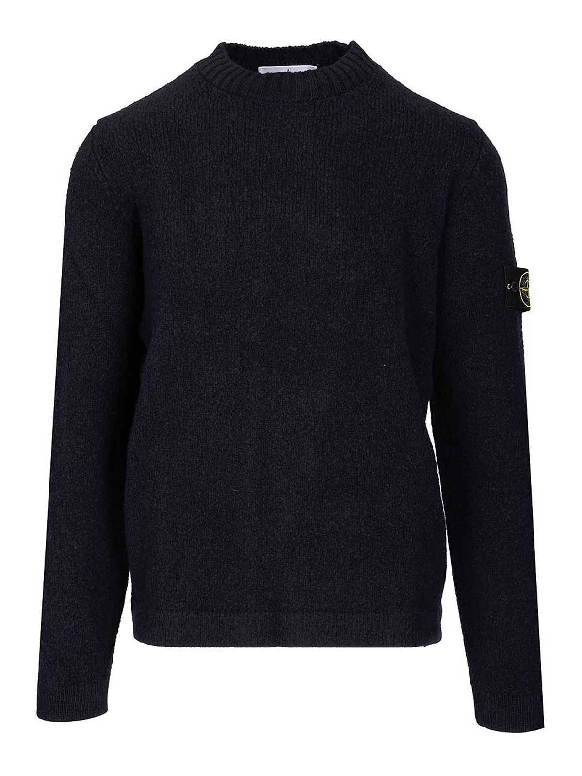 Crew Neck Sweater With English Ribs