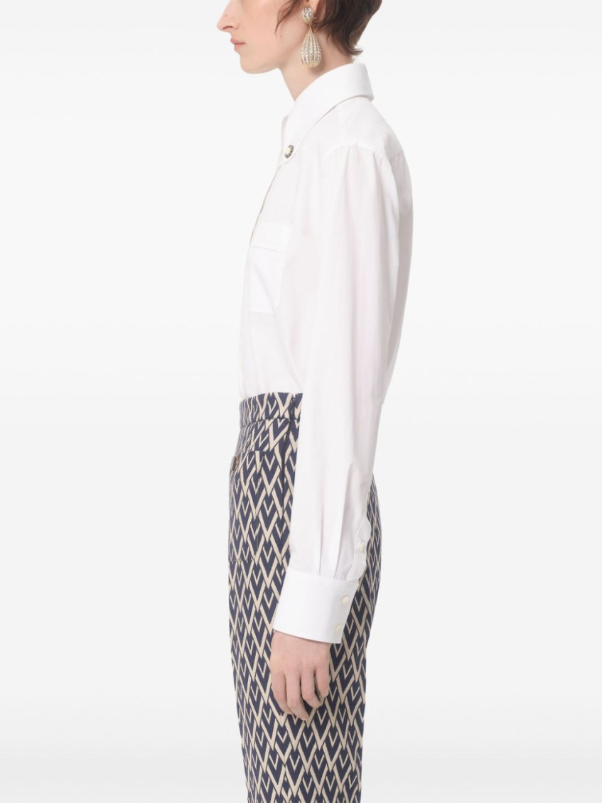 White Poplin Shirt