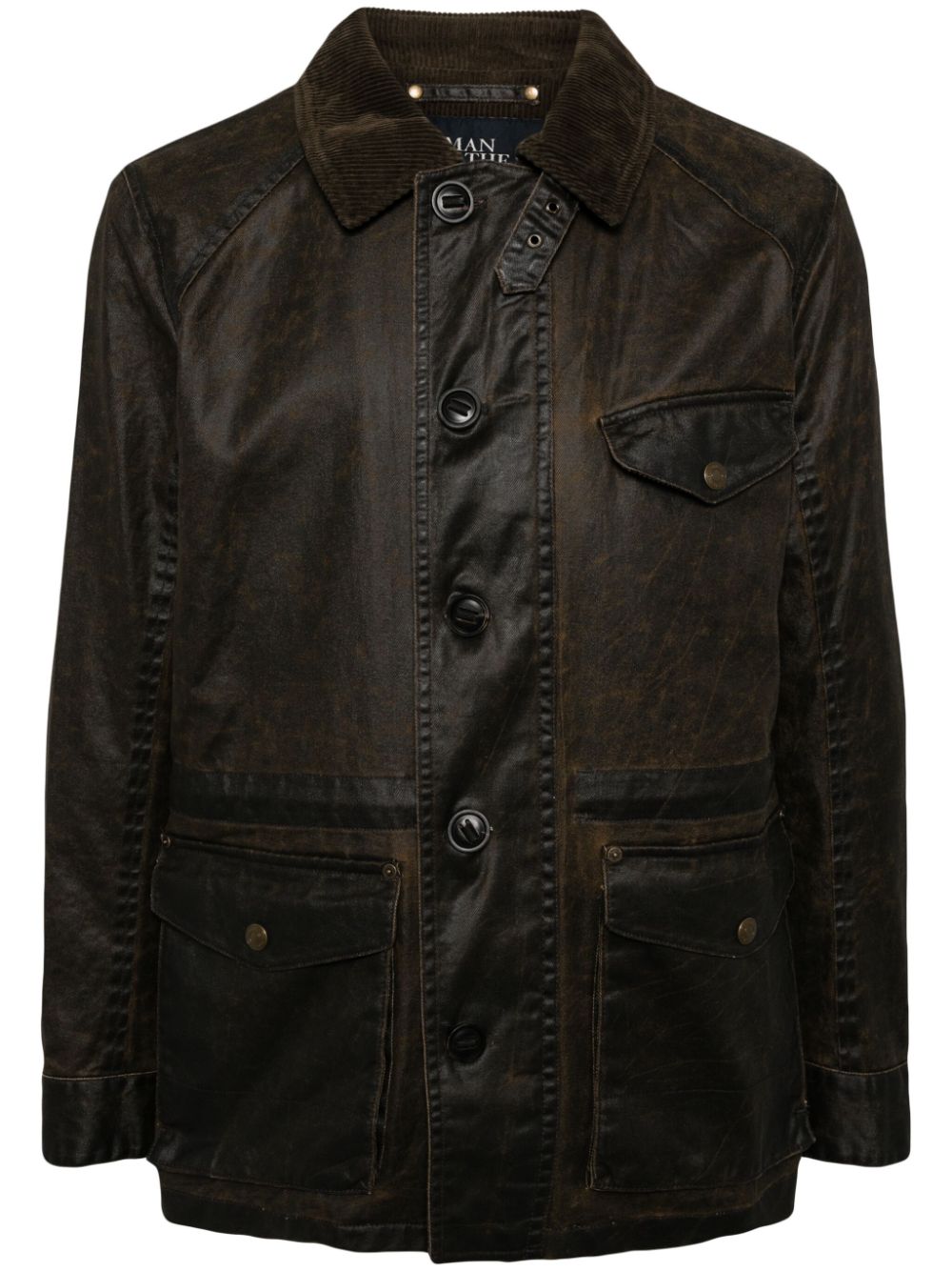 Washing field jacket - Brown