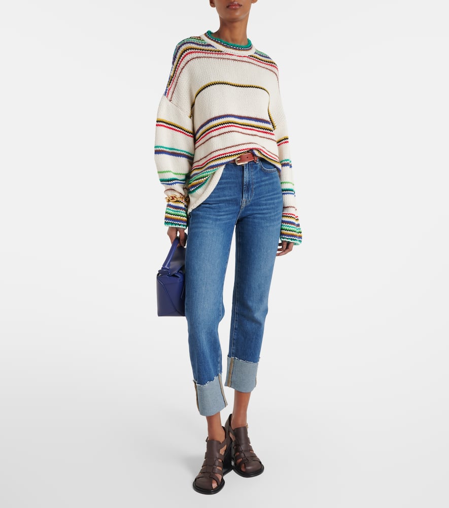 Logan high-rise cropped slim jeans