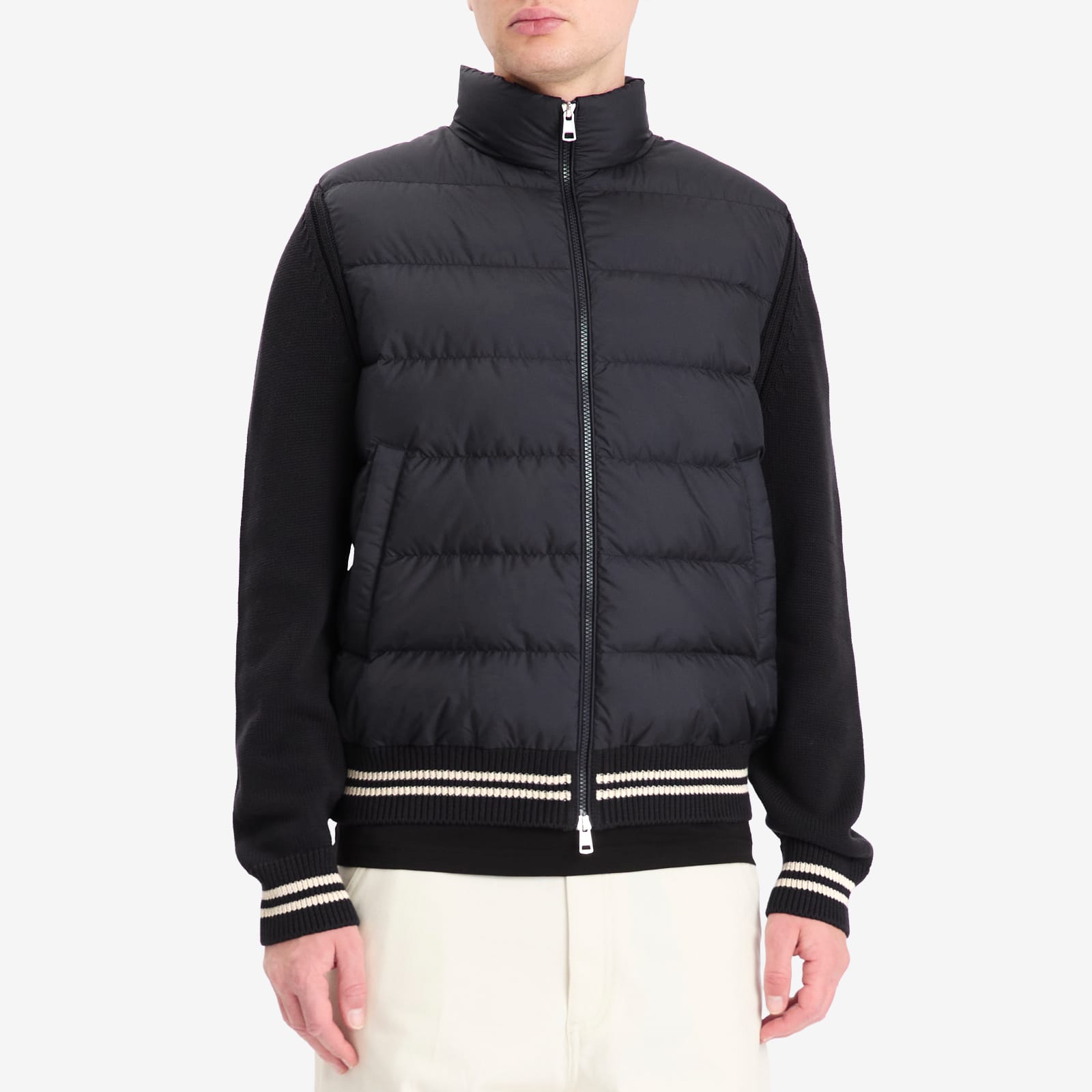 Men's Hybrid Zip Through Jacket Navy