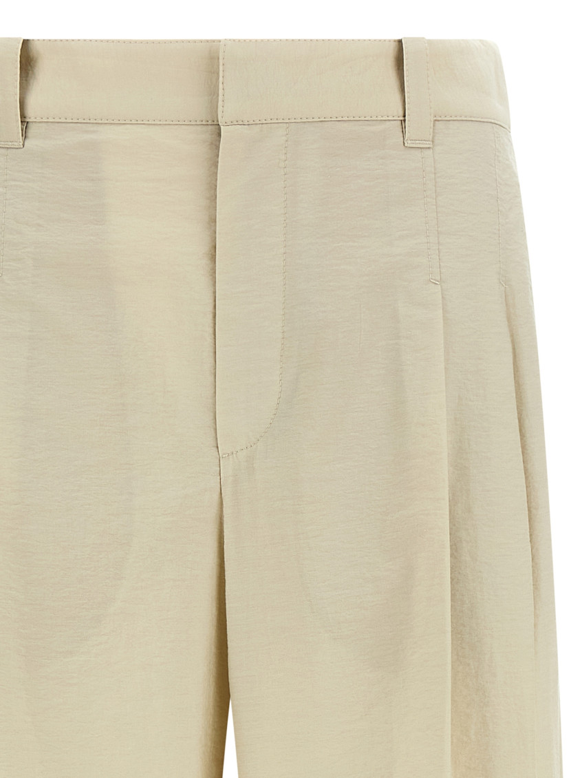 Cotton Trousers Pants White