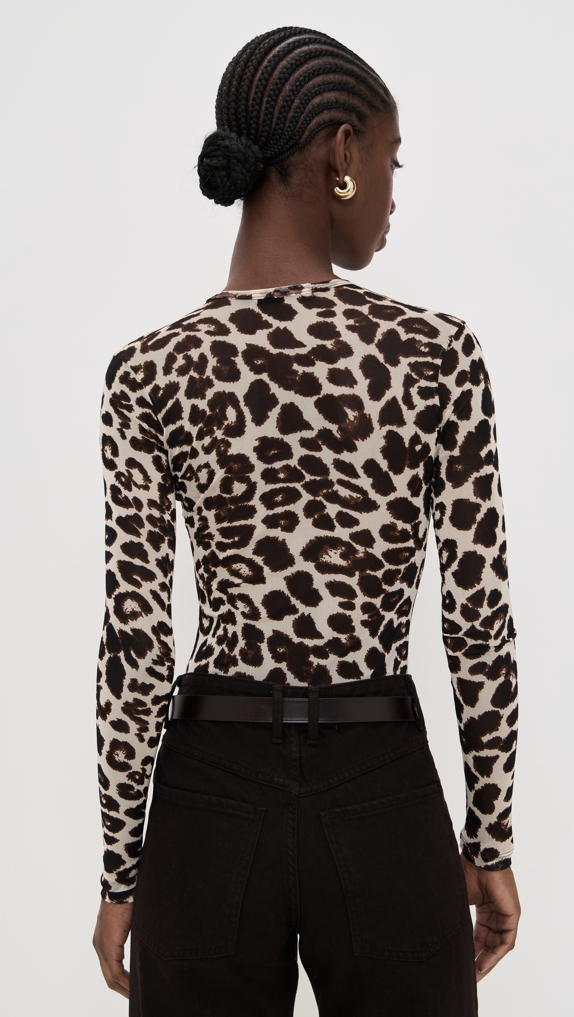 Hannah Thong Bodysuit Leopard