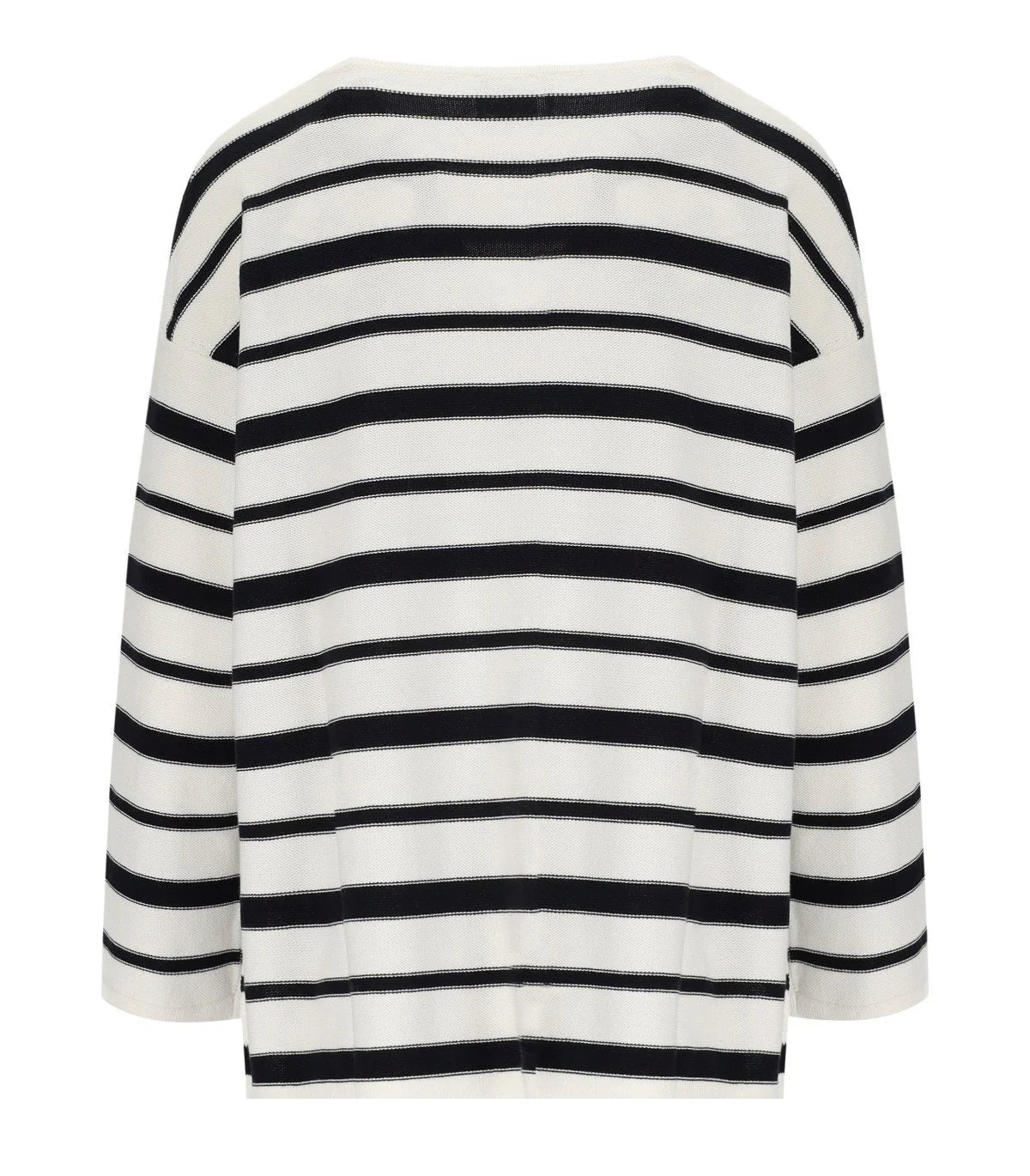 Mm Max Mara Locusta White And Blue Pullover