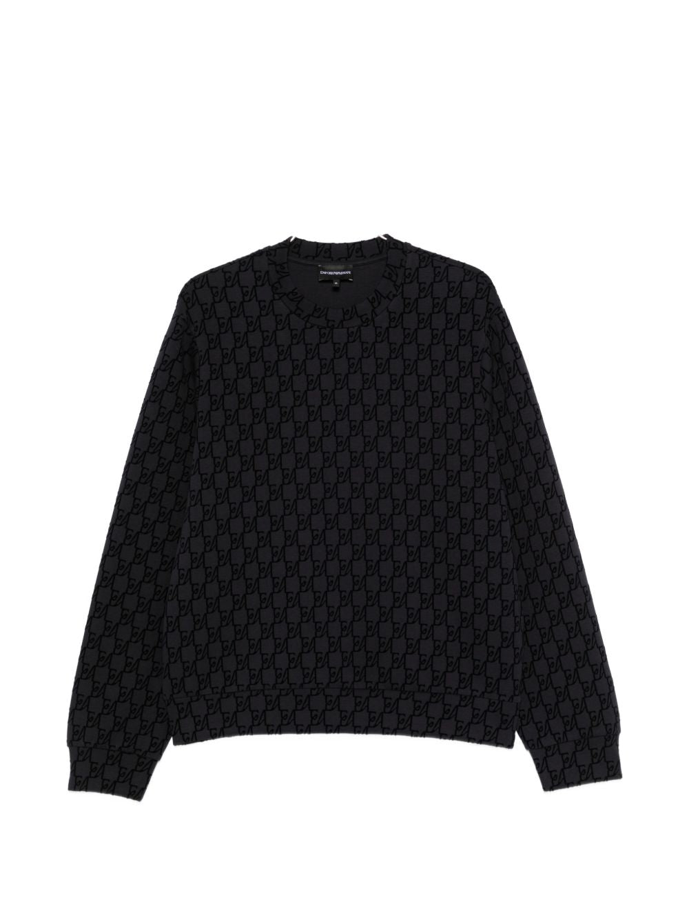 Monogram Logo Sweatshirt — Navy