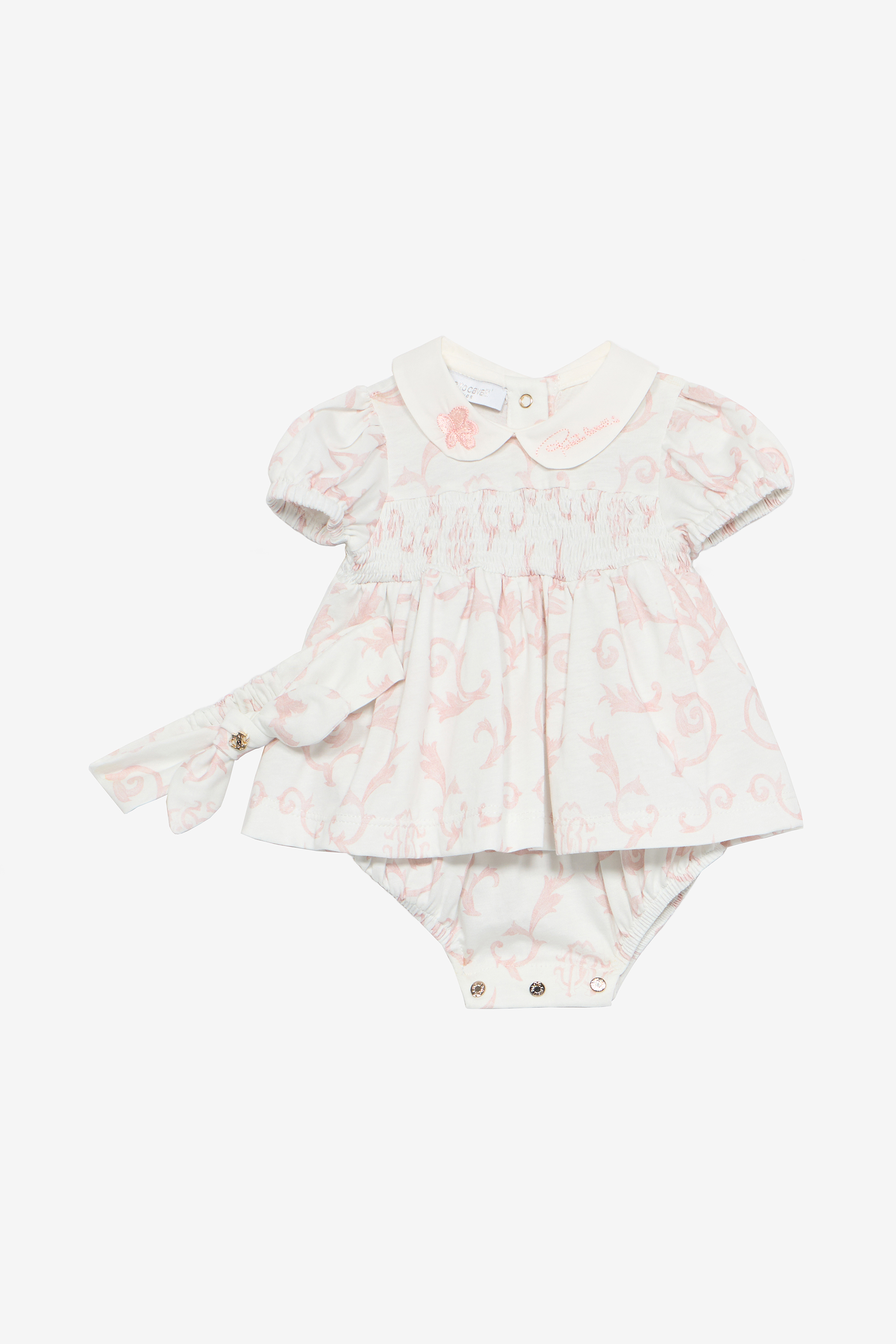 Printed Bodysuit And Headband Set -  New Born (1
