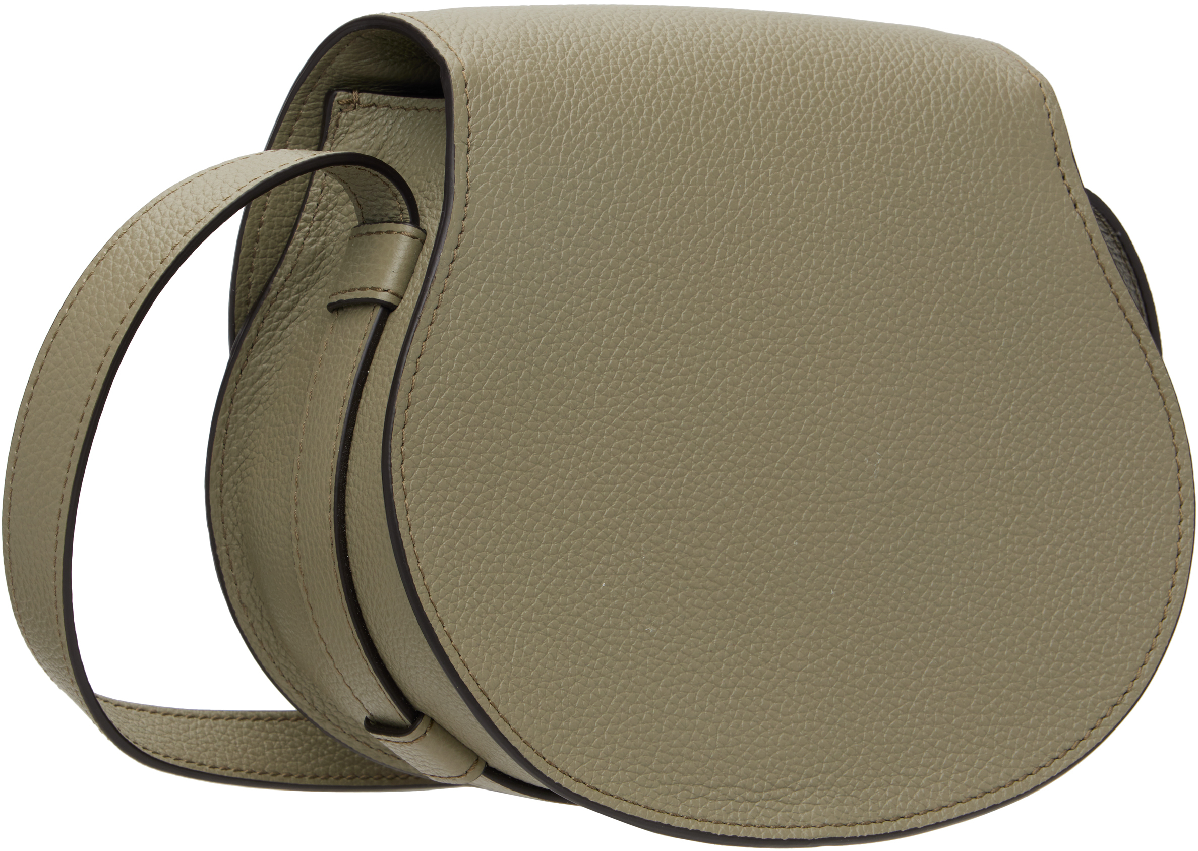 Taupe Small Marcie Saddle Bag