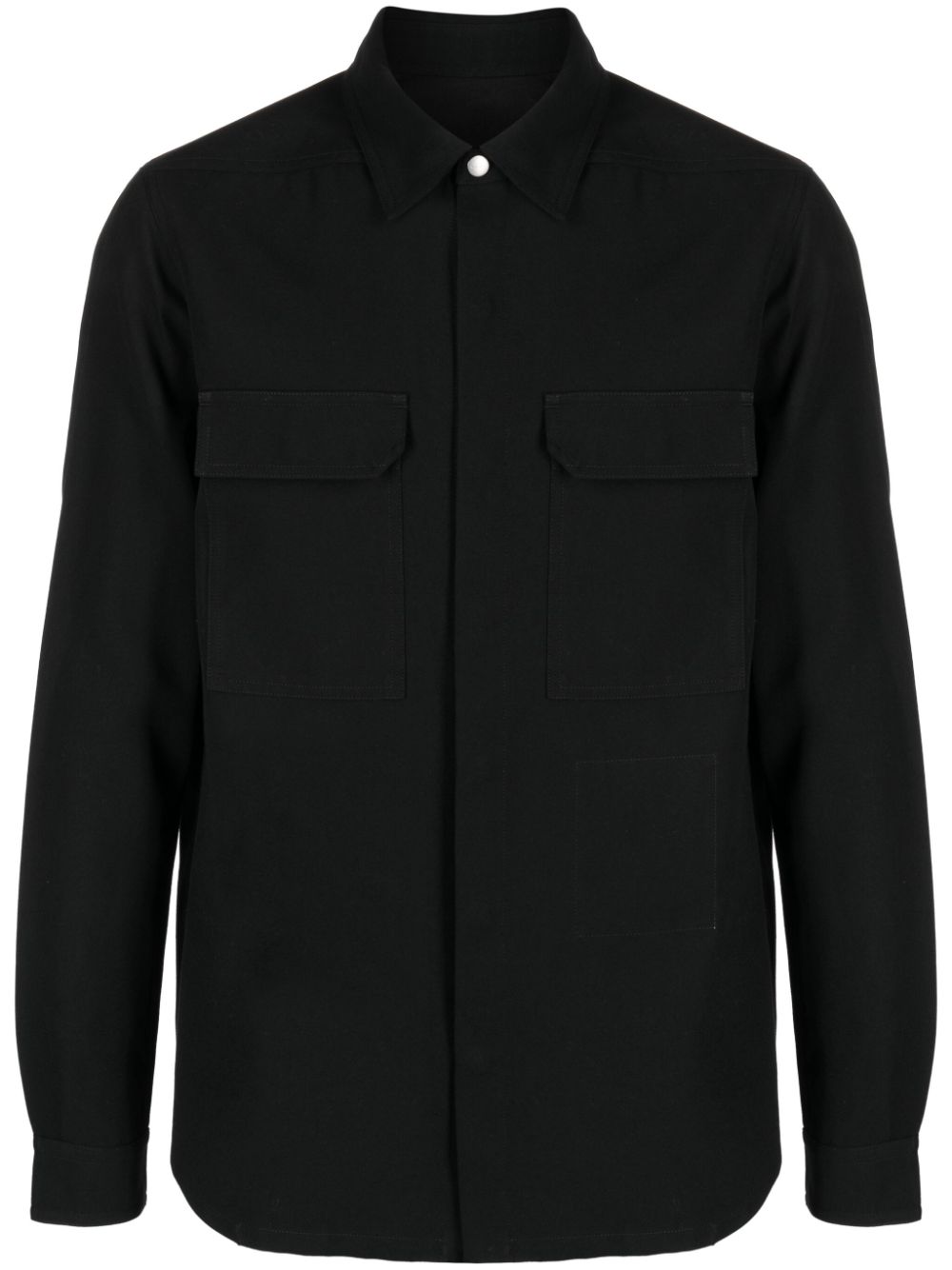 Luxor twill shirt jacket - Black